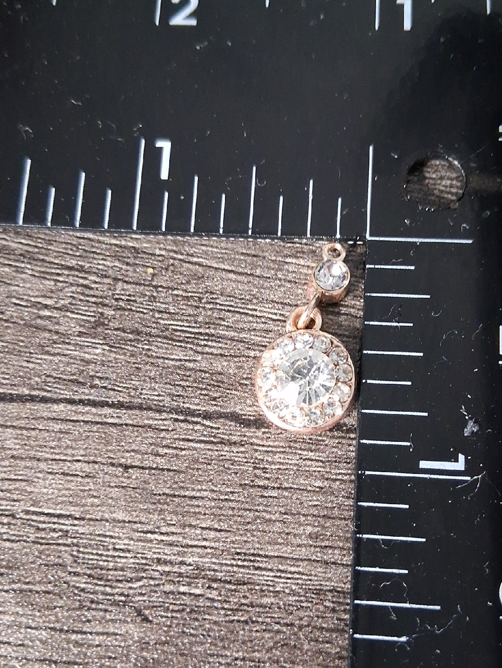 Sparkling Clear Crystal Drop Pendant Necklace Charm P423 - Picture 3 of 3